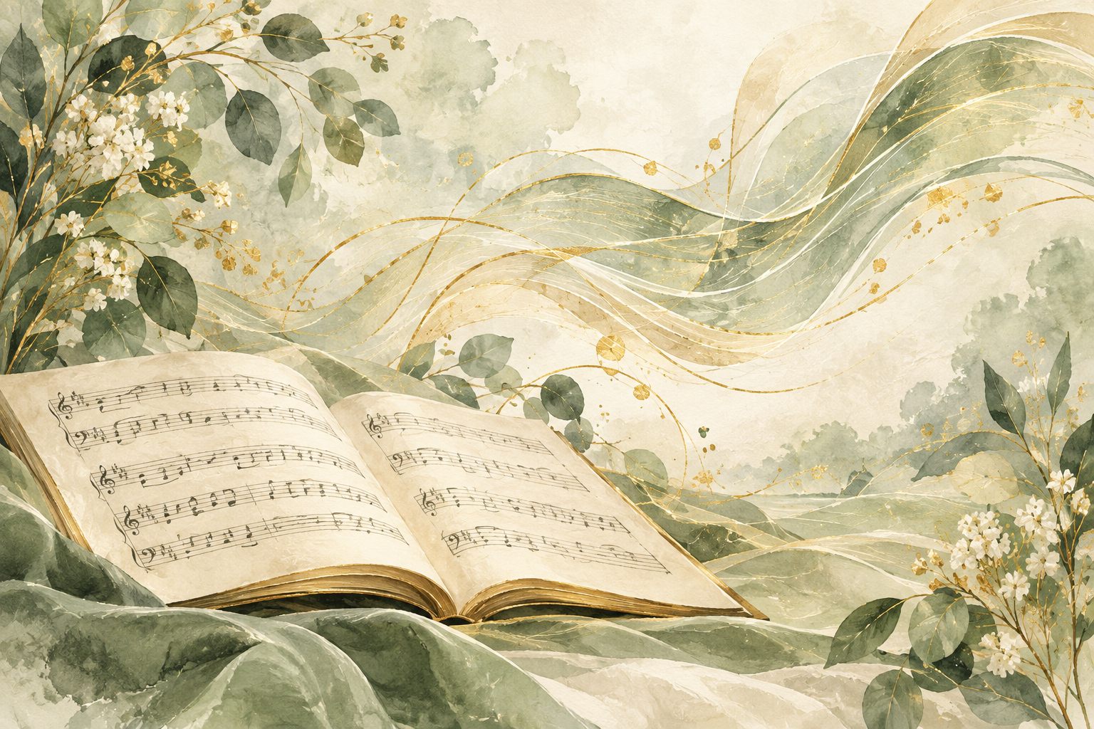 Muzikale illustratie